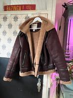 Nep leren gevoerde winterjas (50/L), Kleding | Heren, Jassen | Winter, Ophalen of Verzenden, Zo goed als nieuw, Bruin, John Banner