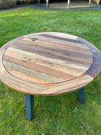 Tuintafel rond, Ophalen, Gebruikt, Rond, Hout