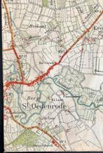 Stafkaart St Oedenrode Havelt Erp Dieperskant, Verzamelen, Ansichtkaarten | Nederland, Ophalen of Verzenden, Noord-Brabant