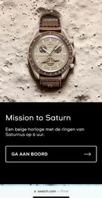 Omega x swatch Mission to Saturn / Mercury, Nieuw, Omega, Kunststof, Ophalen of Verzenden