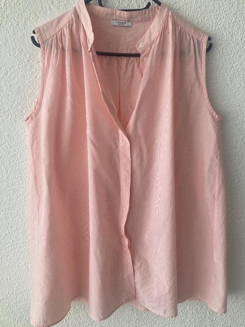 Peserico streep roze top a lijn, Kleding | Dames, Tops, Zo goed als nieuw, Maat 38/40 (M), Roze, Zonder mouw, Verzenden