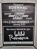 Herman brood originale poster 79', Verzamelen, Ophalen of Verzenden, Gebruikt, Rechthoekig Staand, Muziek