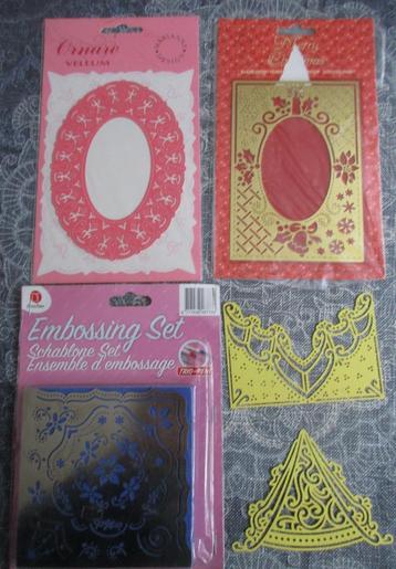 Embossing / Ornare mallen  ook kerst  beschikbaar voor biedingen