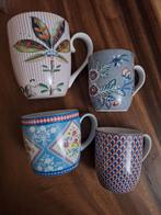 Pip Studio Mokken Set - Flower Festival, La Majorelle XL, Ophalen of Verzenden, Zo goed als nieuw, Porselein, Kop(pen) en/of Schotel(s)