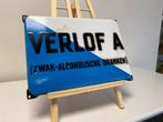 VERLOF A emaille bord, Antiek en Kunst, Antiek | Emaille, Ophalen of Verzenden