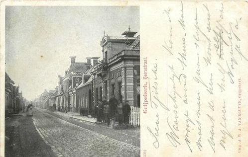 (378-287-017) Grijpskerk Heerestraat, Verzamelen, Ansichtkaarten | Nederland, Groningen, Ophalen of Verzenden