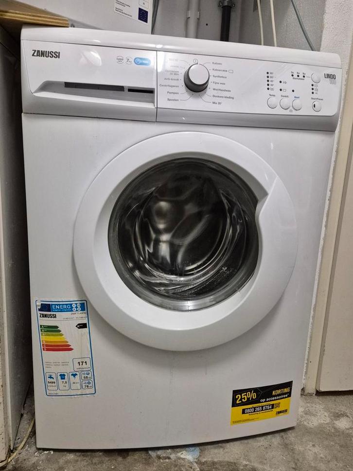Zanussi Wasmachine - Voorlader, Witgoed en Apparatuur, Wasmachines, Gebruikt, 85 tot 90 cm, 1200 tot 1600 toeren, Energieklasse A of zuiniger