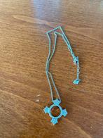 Swarovski ketting met hanger 4 windrichtingen, Sieraden, Tassen en Uiterlijk, Kettingen, Ophalen of Verzenden, Zilver, Met hanger