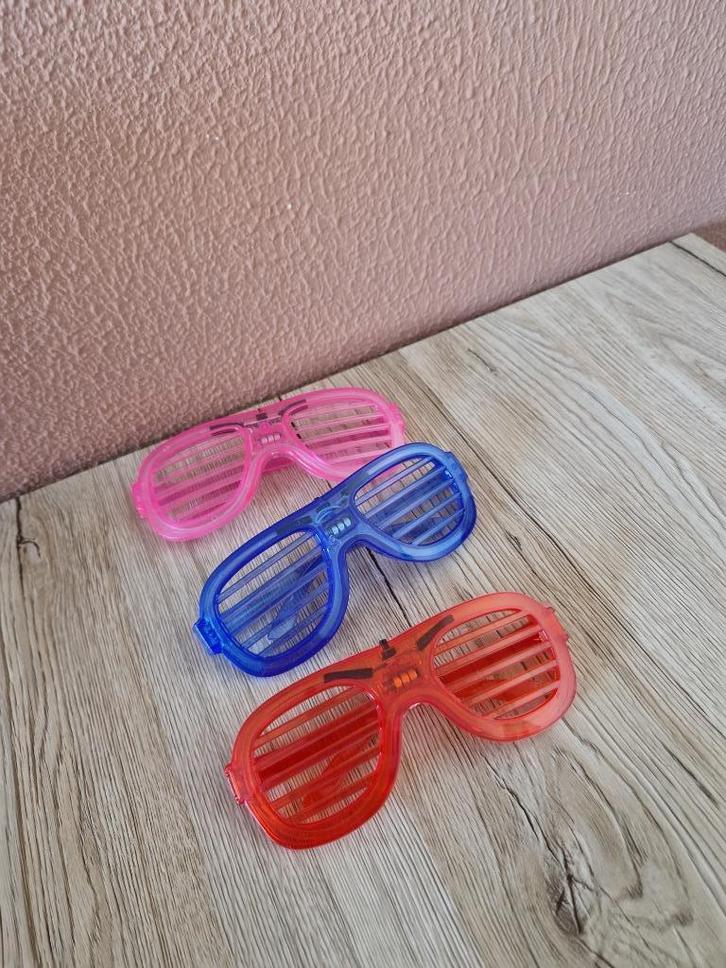 Led bril, Hobby en Vrije tijd, Feestartikelen, Gebruikt, Feestartikel, Ophalen of Verzenden