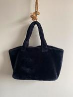 Toffe faux fur handtas van Samsoe samsoe donkerblauw, Handtas, Blauw, Zo goed als nieuw, Verzenden