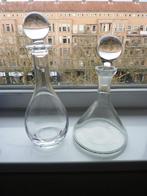 2 glazen karaffen, Antiek en Kunst, Antiek | Glas en Kristal, Ophalen of Verzenden