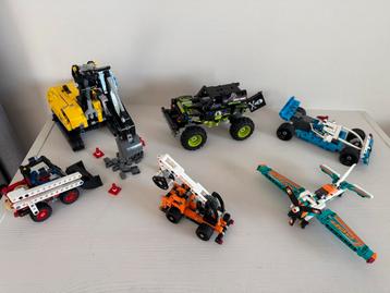 Lego Technic Sets (6x) - Compleet met Boekje - in 1 koop! beschikbaar voor biedingen