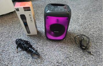 Salora PartySpeaker S1 met 2 microfoons (karaoke) beschikbaar voor biedingen