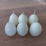 Kaarsen in de vorm van een ei - 6 stuks, Ophalen of Verzenden, Nieuw, Overige materialen, Minder dan 25 cm