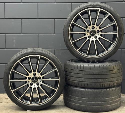 Originele 19 inch Mercedes C Klasse W205 AMG Breedset 5x112, Auto-onderdelen, Banden en Velgen, Banden en Velgen, Zomerbanden