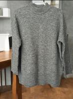 H&M lange rib trui grijs S 36 split, H&M, Ophalen of Verzenden, Zo goed als nieuw, Maat 36 (S)