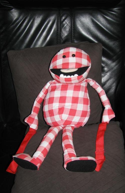 Mr. Jummy Rugzak. Merk : Sultana, Kinderen en Baby's, Speelgoed | Knuffels en Pluche, Zo goed als nieuw, Overige typen, Ophalen of Verzenden