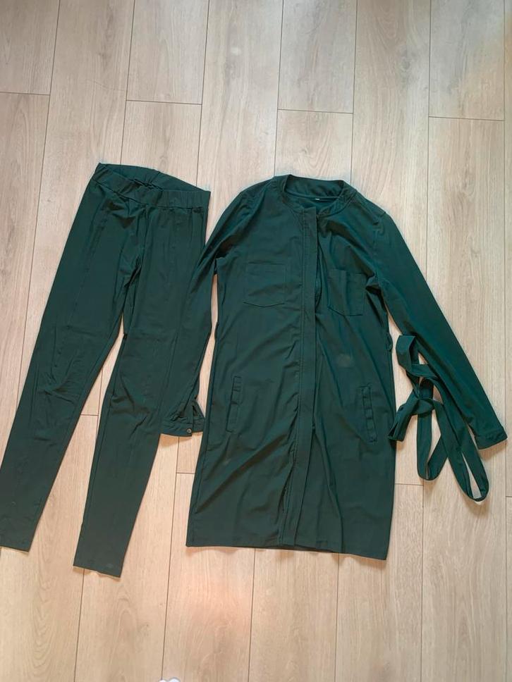 Zoso Pak Groen Maat S, Kleding | Dames, Jasjes, Kostuums en Pakken, Zo goed als nieuw, Kostuum of Pak, Maat 36 (S), Groen, Ophalen of Verzenden