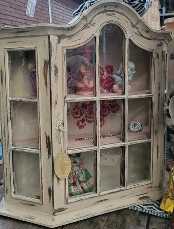Ibiza/Hippie/Brocante/Vitrinekastje/Hangkastje/Kastje  beschikbaar voor biedingen