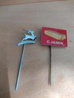 Gazelle en Jamin speldjes., Verzamelen, Speldjes, Pins en Buttons, Ophalen, Gebruikt, Overige onderwerpen