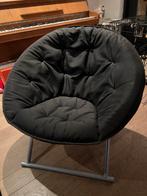 Opklapbare Chill Stoel - Ideaal voor Ontspanning!, Ophalen, Zwart, Zo goed als nieuw, Eén