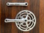 Campagnolo Racing T triple crankstel en Record crank, Fietsen en Brommers, Fietsonderdelen, Ophalen of Verzenden, Gebruikt, Racefiets