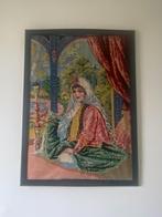 Gobelin geborduurd schilderij, Antiek en Kunst, Ophalen of Verzenden
