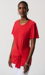Joseph Ribkoff prachtig apart rood shirt mt 40 valt 42