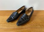 zwarte leren schoenen van Manfield maat 38, Schoenen met lage hakken, Zwart, Ophalen of Verzenden, Manfield