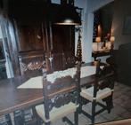 Portugese stoelen 4 stuks, Huis en Inrichting, Stoelen, Ophalen, Bruin, Zo goed als nieuw, Vier