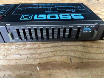 BOSS RGE-10 Graphic Equalizer (Micro Rack Series) beschikbaar voor biedingen