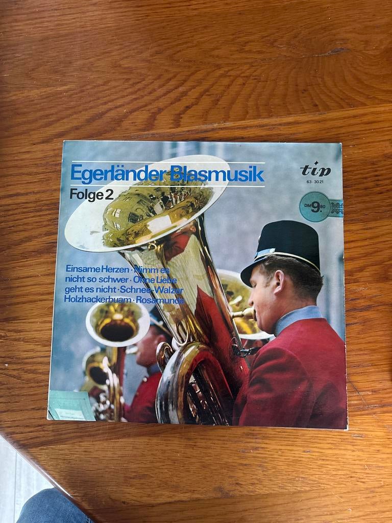 Egerländer Blasmusik - Folge 2 LP, Cd's en Dvd's, Ophalen of Verzenden, Gebruikt, 12 inch