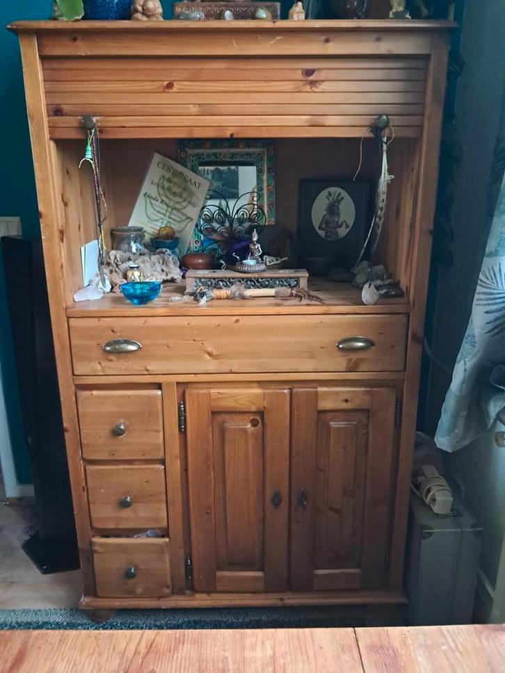 computer kast, Huis en Inrichting, Kasten | Computermeubels, Gebruikt, 120 tot 170 cm, Ophalen of Verzenden