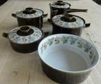 Vintage Italiaanse ovenschalen set, bramen, OVEN KING, Gebruikt, -, -, Ophalen of Verzenden