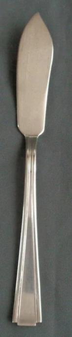 Verzilverde vismes 21,5cm silver plated fish knife Fischmess, Huis en Inrichting, Postbus 64461, Brunssum, Nederland, Verzenden