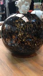 Fidrio luipaard bolvaas., Huis en Inrichting, Ophalen of Verzenden, Zo goed als nieuw, Glas, Minder dan 50 cm