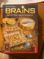 Brains Schatkaarten - 50 Pittige Denkpuzzels, Een of twee spelers, Ophalen of Verzenden, Zo goed als nieuw