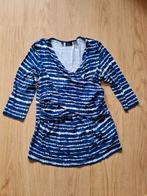Zwangerschapsshirt / voedingsshirt met batik strepen maat 44, Kleding | Dames, Positiekleding, Blauw, Maat 42/44 (L), Ophalen of Verzenden