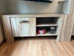 Moderne tv-kast in eikenlook – 124 cm breed – nette staat, Ophalen