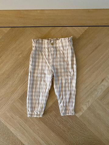 Z.g.a.n. Pull on broek, geruit, van H&M, maat 80 beschikbaar voor biedingen