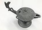 Antieke tinnen olielamp Aladdin, Antiek en Kunst, Ophalen of Verzenden