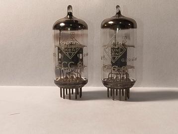 2x Telefunken ECC81 buizen - getest beschikbaar voor biedingen