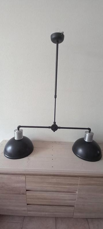 Industriële Hanglamp - 2 Lampen beschikbaar voor biedingen