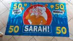 Vlag sarah 50 jaar 90 x 150 cm, Ophalen of Verzenden, Zo goed als nieuw