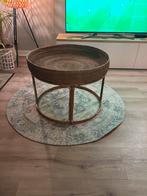 Rieten Salontafel - Rotan, Huis en Inrichting, Tafels | Salontafels, Ophalen, Overige materialen, Gebruikt, Rond