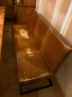 Eetkamer bank en stoelen gratis af te halen, Huis en Inrichting, Stoelen, Ophalen, Gebruikt, Bruin, Leer