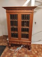 Eikenhouten Buffetkast met Glas, Antiek en Kunst, Ophalen of Verzenden