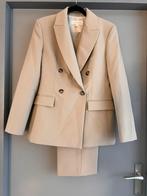 Zara compleet beige pak - maat S / M - nieuw, Maat 38/40 (M), Kostuum of Pak, Nieuw, Ophalen of Verzenden
