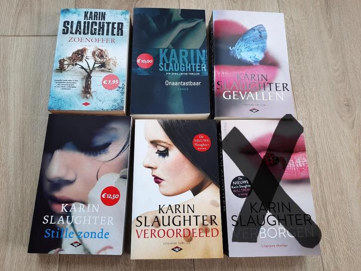 Diverse thrillers Karin Slaughter, Boeken, Thrillers, Zo goed als nieuw, Nederland, Ophalen of Verzenden