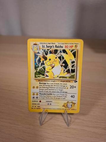 Lt Surge's Raichu Holo - Gym Challenge  beschikbaar voor biedingen